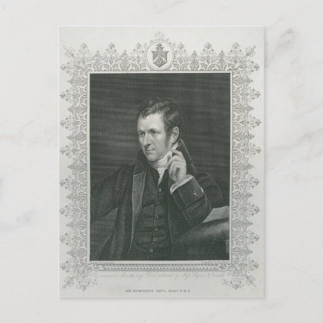 Sir Humphry Davy Postkarte (Vorderseite)