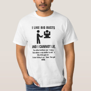 Sir-Iadalt-alot-T-Shirt "I like BIG BUSTS" T-Shirt