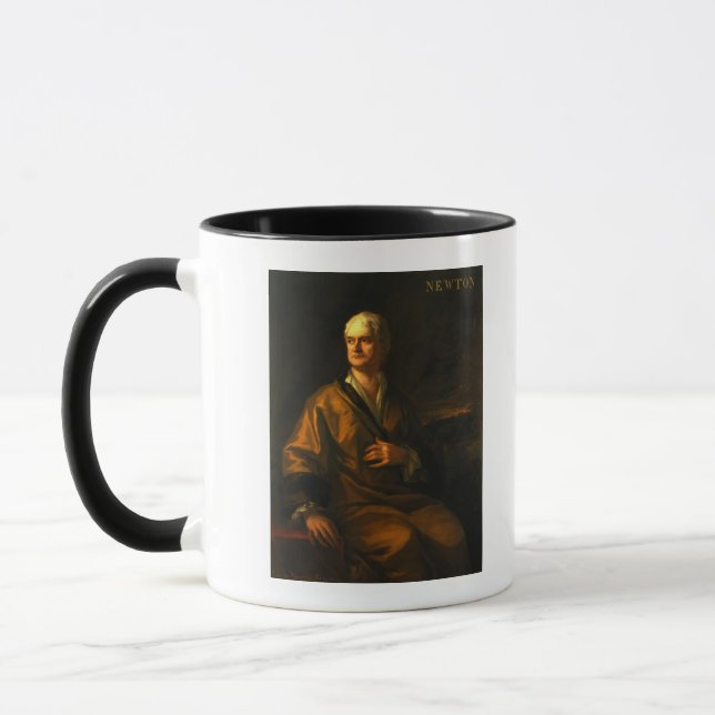 Sir Isaac Newton, 1710 Tasse (Links)