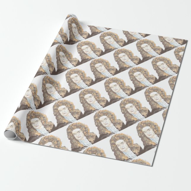 Sir Isaac Newton Geschenkpapier (Ungerollt)