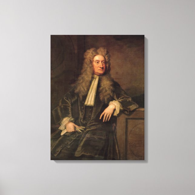Sir Isaac Newton Leinwanddruck (Vorderseite)