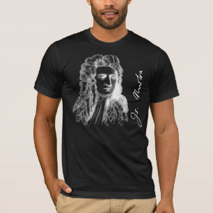 Sir Isaac Newton Portrait & Signature T-Shirt