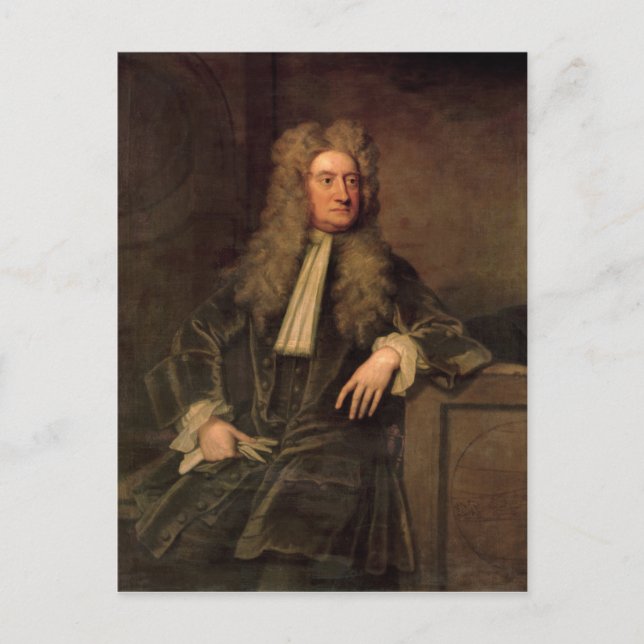 Sir Isaac Newton Postkarte (Vorderseite)