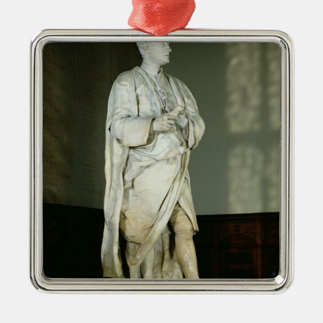 Sir Isaac Newton Silbernes Ornament (Vorne)