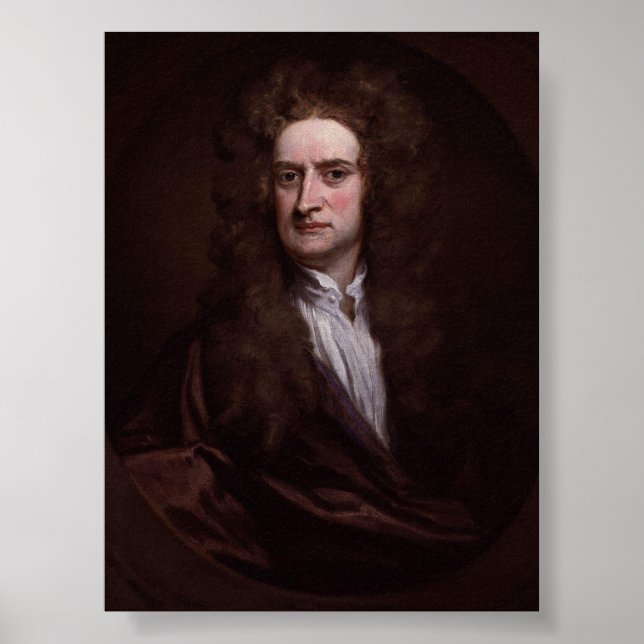 Sir Issac Newton Poster (Vorne)