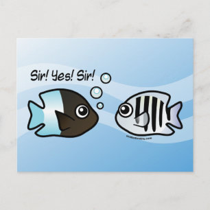Sir! Ja! Sir! Postkarte
