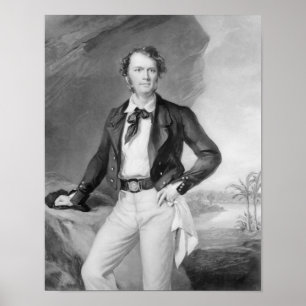 Sir James Brooke Rajah von Sarawak, 1847 Poster