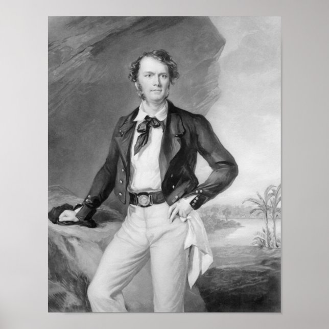 Sir James Brooke Rajah von Sarawak, 1847 Poster (Vorne)