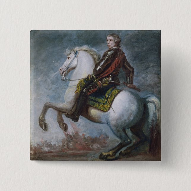 Sir Jeffrey Amherst (1717-97) c.1768 (Öl auf canva Button (Vorderseite)