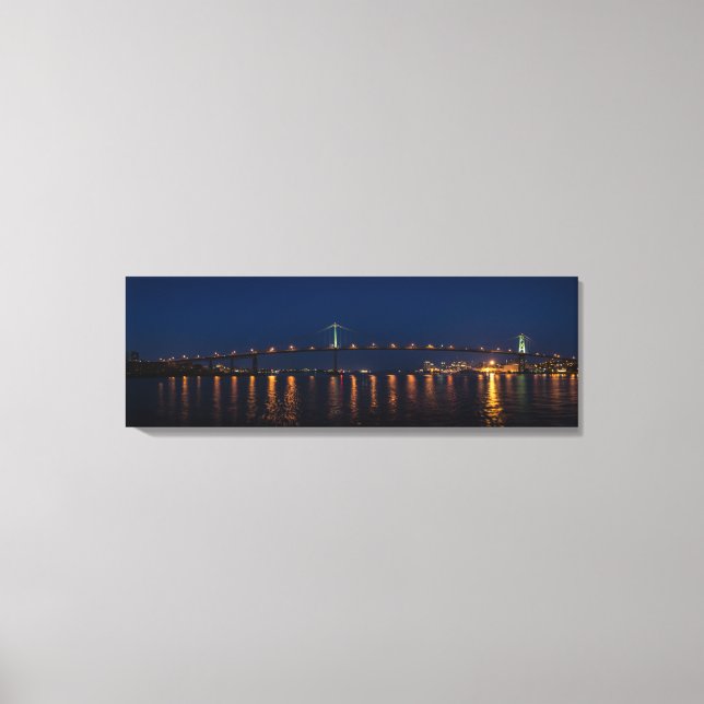 Sir John A. MacDonald Bridge - Halifax, NS Leinwanddruck (Vorderseite)