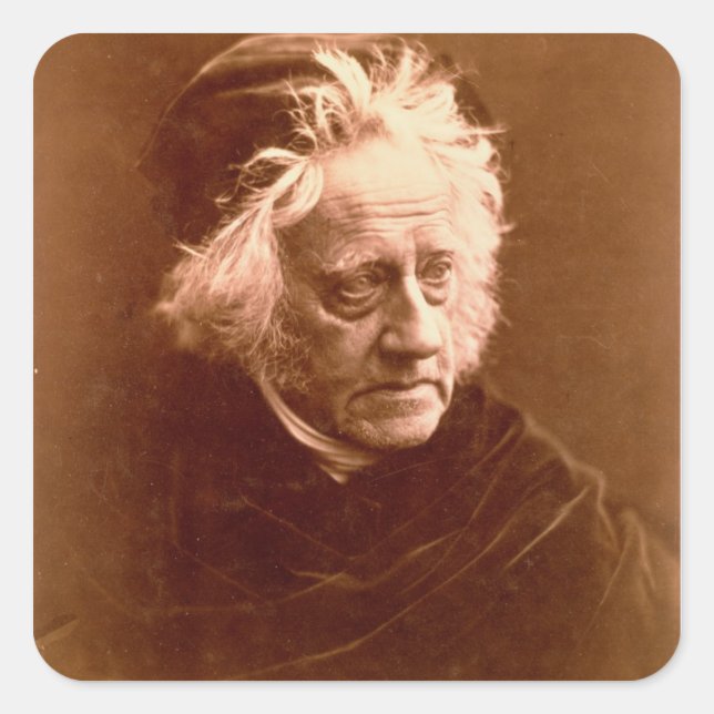 Sir John Frederick William Herschel (1792-1871) 18 Quadratischer Aufkleber (Vorderseite)