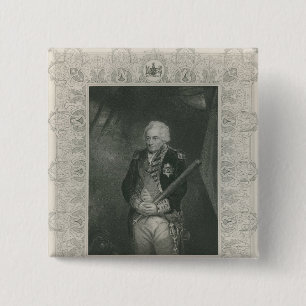 Sir John Jervis im Jahre 1795 Button