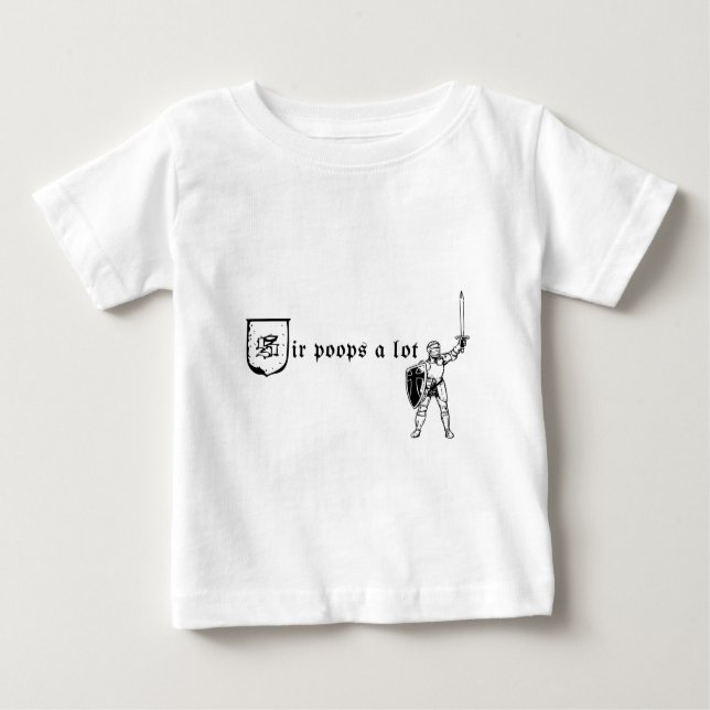Sir Kacke eine Menge Baby T-shirt (Vorderseite)