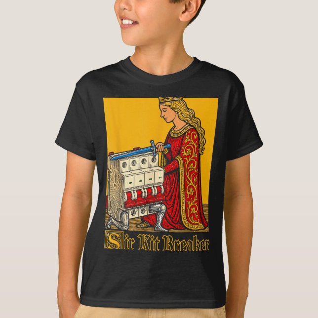 Sir Kit Breaker Schwert T-Shirt (Vorderseite)