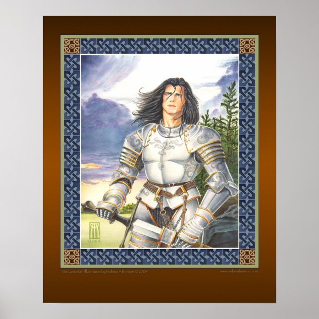 Sir Lancelot print Poster (Vorne)
