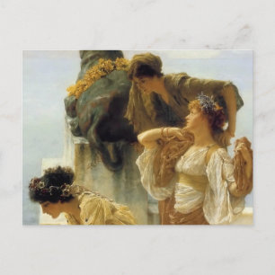 Sir Lawrence Alma-Tadema Ein günstiger Platz Postkarte