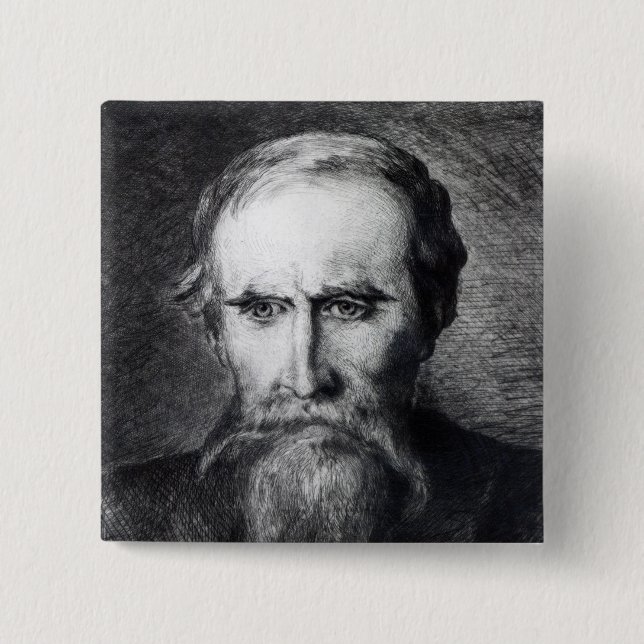Sir Leslie Stephen, 1889 Button (Vorderseite)
