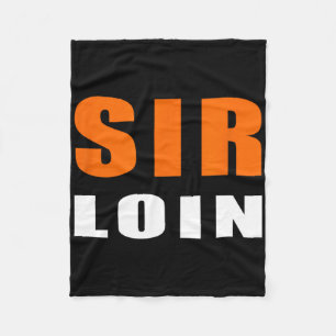 Sir Loin Lustiger Sirloin-Steak-Trump-Meme-Witz Fleecedecke
