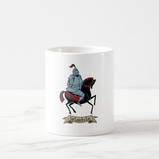SIR LUNCHALOT Funny Feinschmecker Kaffeetasse (Mittel)