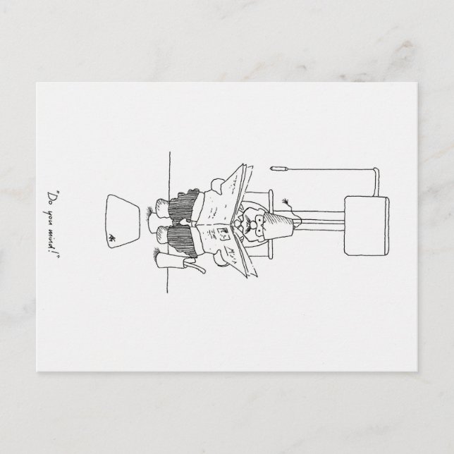 Sir Mathew Cartwright Postkarte (Vorderseite)