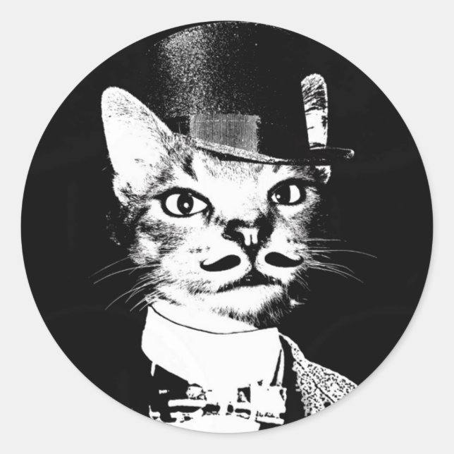 Sir Oswin Cat Sticker (Vorderseite)