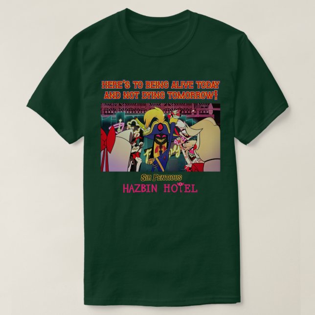 Sir Pentium Hazbin Hotel T-Shirt (Design vorne)