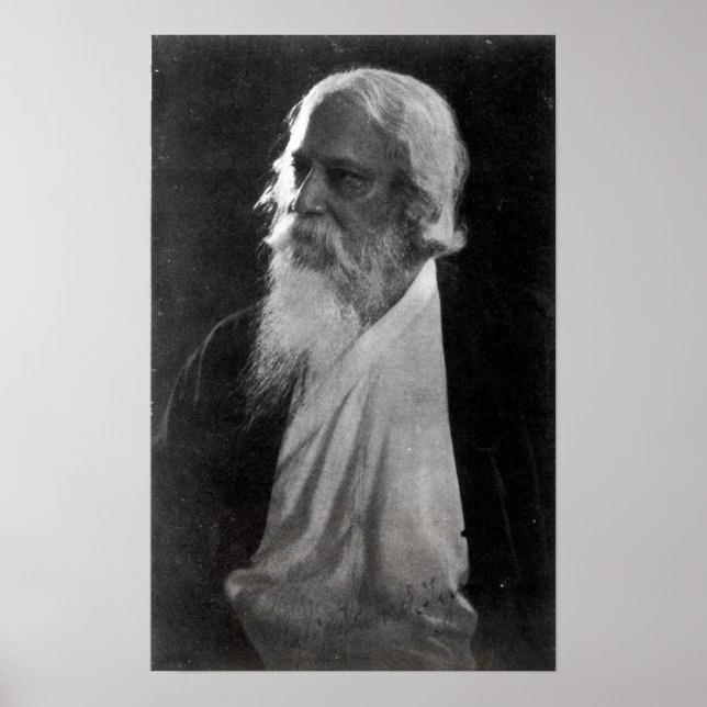 Sir Rabindranath Tagore Poster (Vorne)