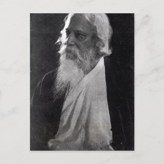 Sir Rabindranath Tagore Postkarte (Vorderseite)