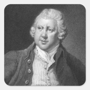 Sir Richard Arkwright Quadratischer Aufkleber