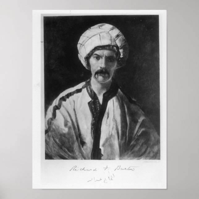 Sir Richard Burton Poster (Vorne)