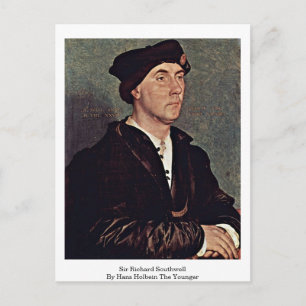 Sir Richard Southwell von Hans Holbein The Young Postkarte