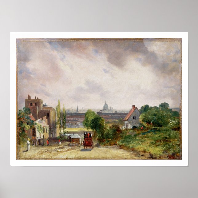 Sir Richard Steeles Hütte, Hampstead, c.1832 (o Poster (Vorne)