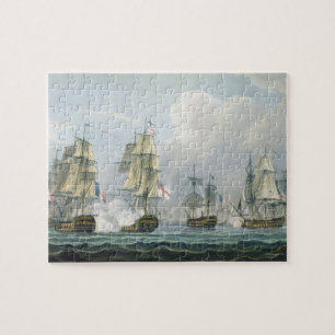 Sir Richard Strachans Action nach dem Kampf von Puzzle