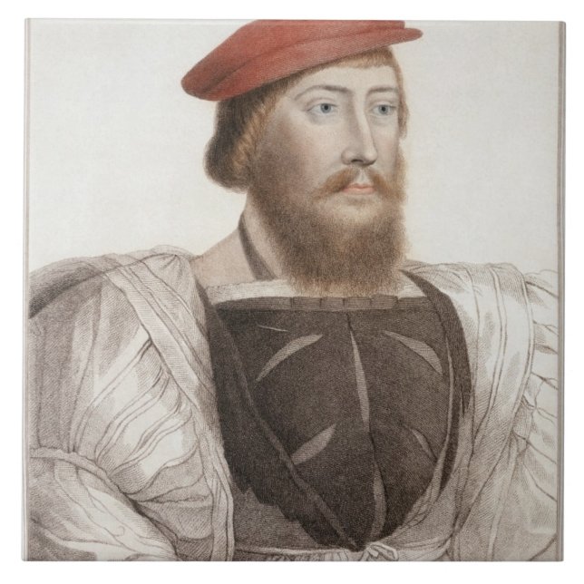 Sir Thomas Boleyn (1477-1539) graviert durch Fliese (Vorderseite)