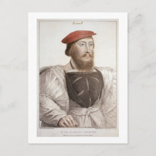 Sir Thomas Boleyn (1477-1539), graviert durch Fran Postkarte