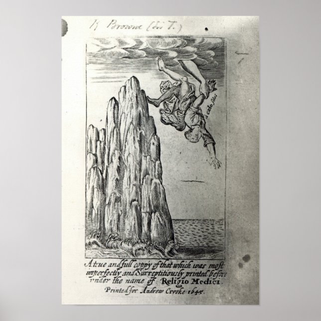 Sir Thomas Browne, 1645 Poster (Vorne)