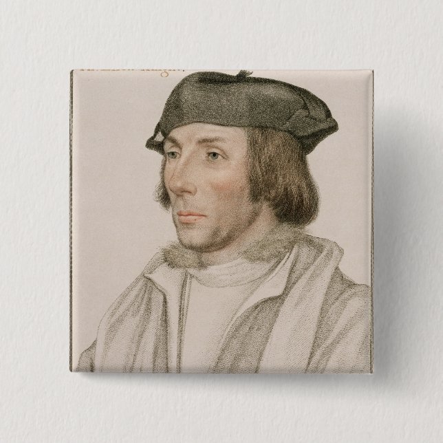 Sir Thomas Elyot (c.1490-1546) graviert von Button (Vorderseite)