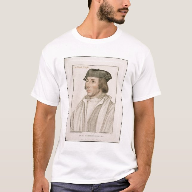 Sir Thomas Elyot (c.1490-1546) graviert von T-Shirt (Vorderseite)