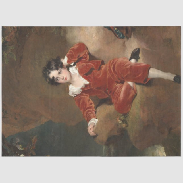 Sir Thomas Lawrence Vintage Antiquitäten Seidenpapier (Vorderseite)