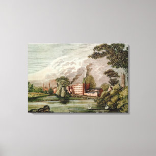 Sir Thomas Lombes Seidenmilch, Derby Leinwanddruck