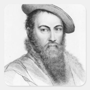 Sir Thomas Wyatt Quadratischer Aufkleber