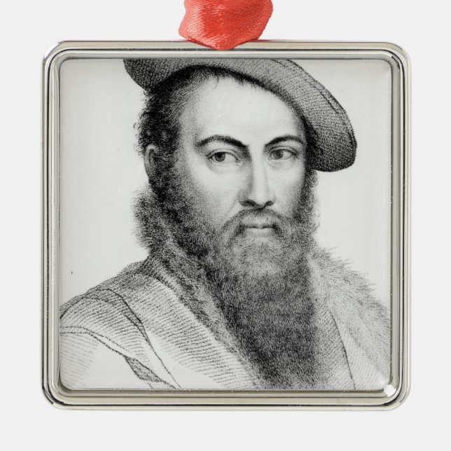 Sir Thomas Wyatt Silbernes Ornament (Vorne)
