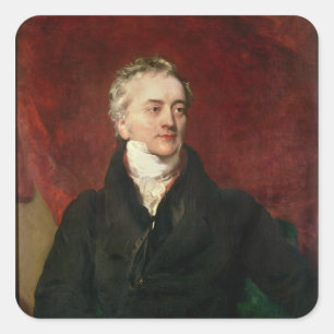 Sir Thomas Young MD, FRS Quadratischer Aufkleber