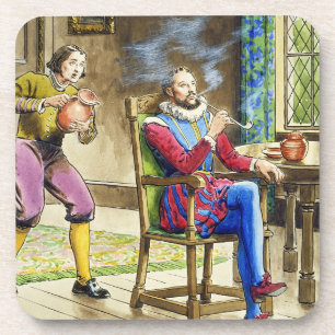 Sir Walter Raleigh (1554-1618) 'von den Blicken in Untersetzer