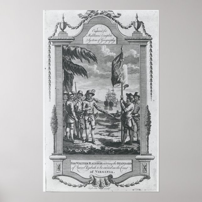 Sir Walter Raleigh Poster (Vorne)