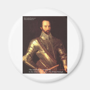 Sir Walter Raleigh "True Love" Zitat Geschenke & K Magnet