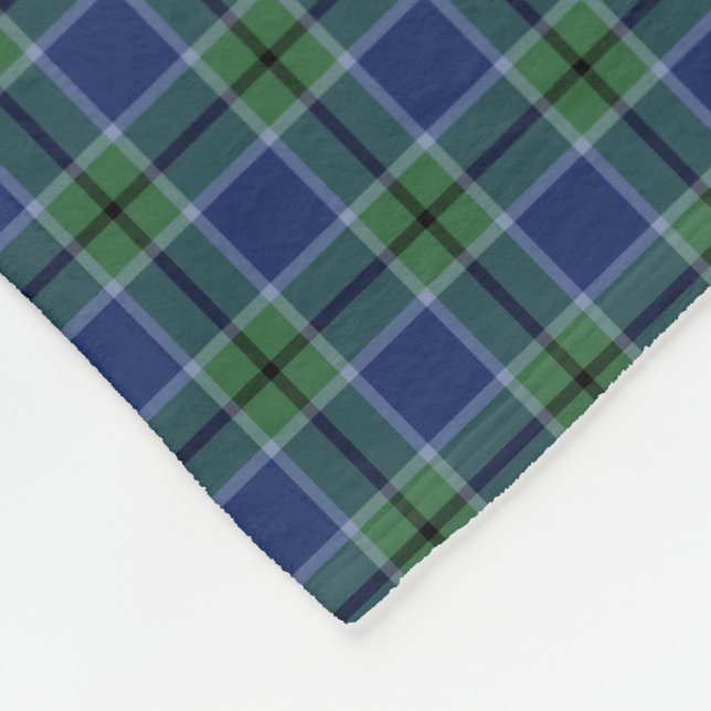 Sir Walter Scott Clan Tartan Fleecedecke (Ecke)