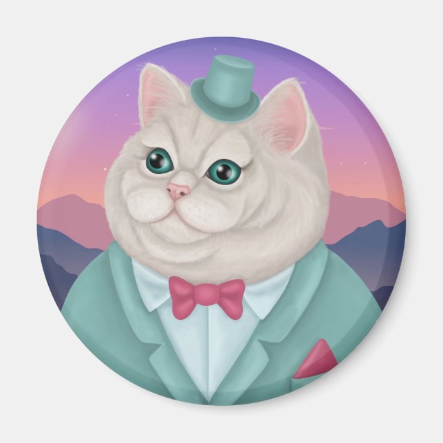 Sir Whiskers Magnet (Vorne)