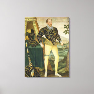 Sir William Drury, von Hawstead, Suffolk Leinwanddruck