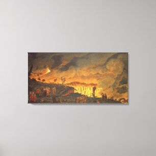 Sir William Hamilton zeigt Ferdinand IV Leinwanddruck